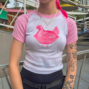 Hen on Nest Baby Tee