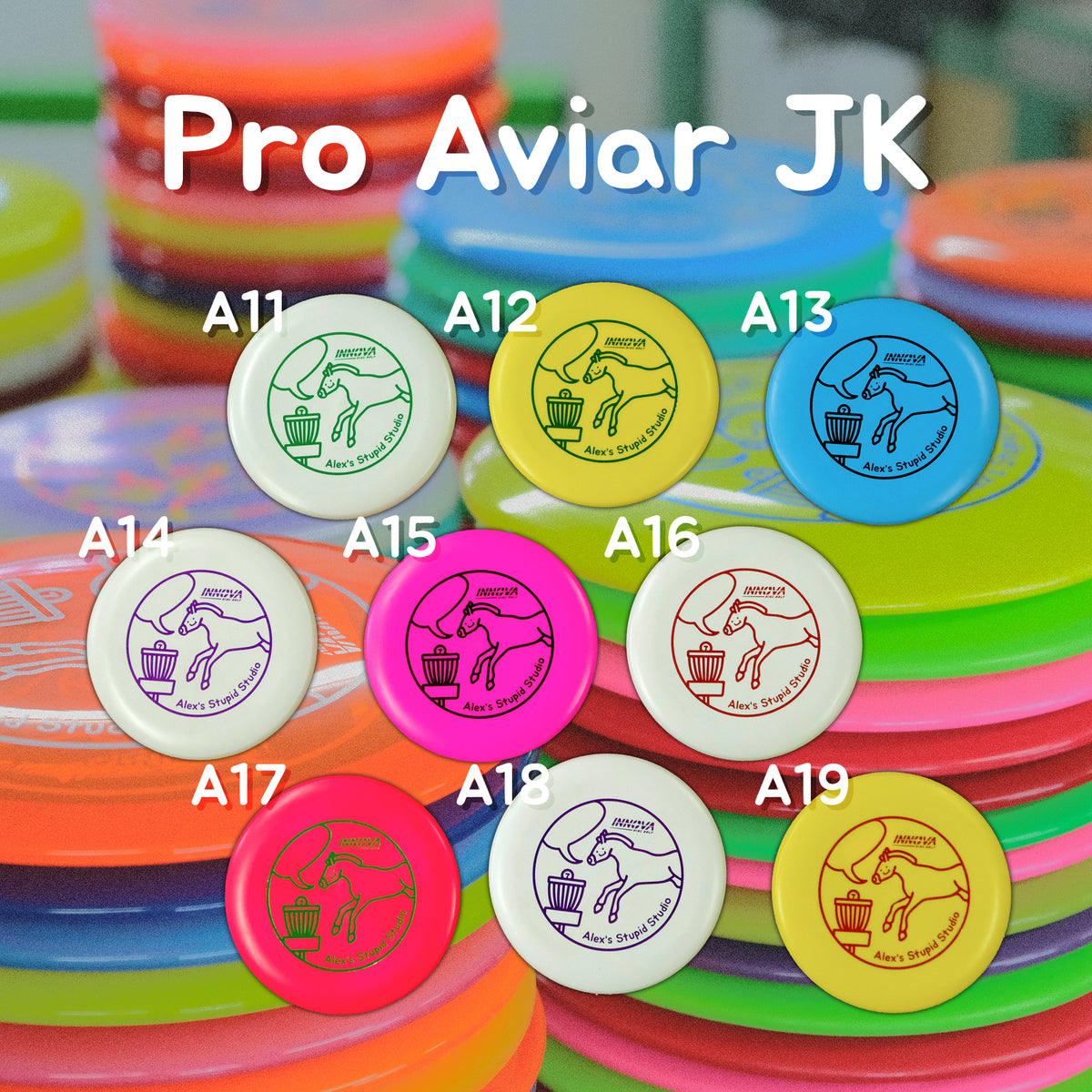 Innova Disc Golf Disc (Putter + Approach) – Alex's Stupid Studio