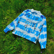 Load image into Gallery viewer, Tie Dye Blue Rugby Shirt