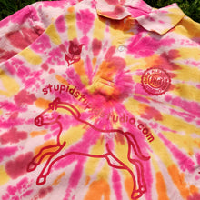 Load image into Gallery viewer, Tie Dye Pink Rugby Shirt