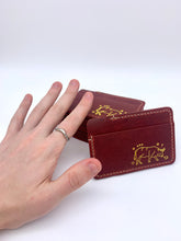Load image into Gallery viewer, Leather Card Wallet (mahogany)