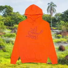 Load image into Gallery viewer, Glitter Fairy Tiger Hoodie (orange)